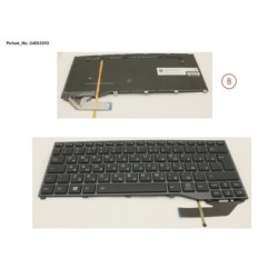 34053592 - KEYBOARD BLACK W. BL RUSSIA.US