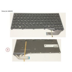 34053593 - KEYBOARD BLACK W. BL HUNGARY