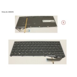 34053594 - KEYBOARD BLACK W. BL NORDIC.EST