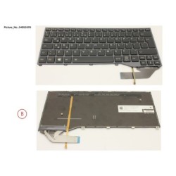 34053595 - KEYBOARD BLACK W. BL TURKEY