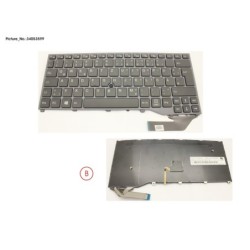 34053599 - KEYBOARD BLACK W. TS GERMAN