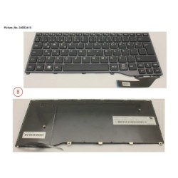 34053615 - KEYBOARD BLACK W.O TS TURKEY