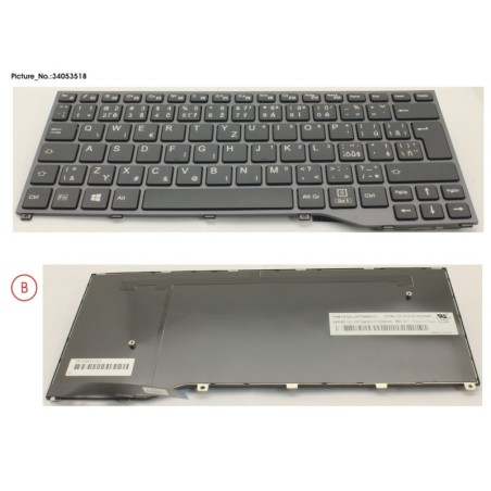 34053518 - KEYBOARD BLACK W.O TS CZECH.SLOVAKIA