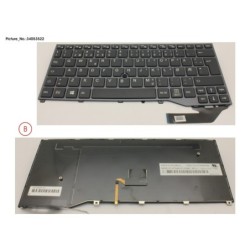 34053522 - KEYBOARD BLACK W. TS NORWAY