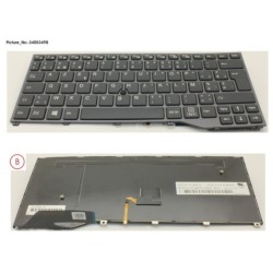 34053498 - KEYBOARD BLACK W. TS BELGIUM