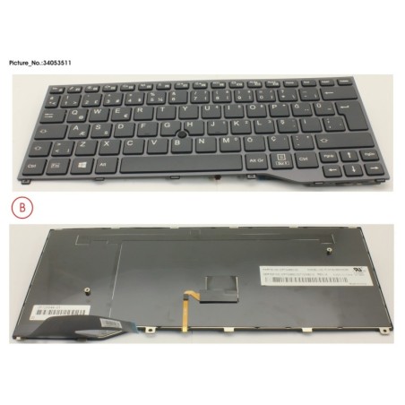 34053511 - KEYBOARD BLACK W. TS TURKEY