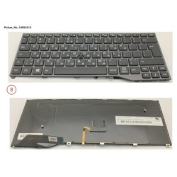 34053512 - KEYBOARD BLACK W. TS GREECE