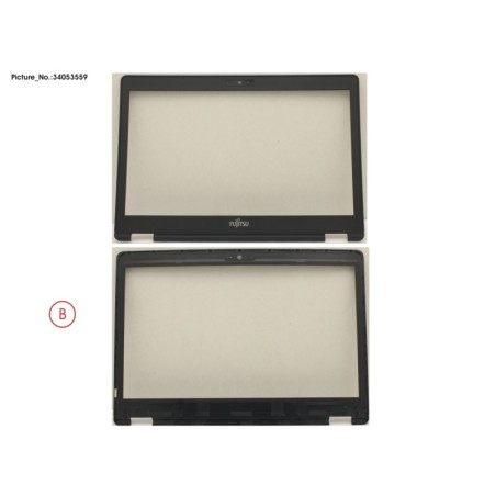 34053559 - LCD FRONT COVER (FOR HD W. CAM.MIC)