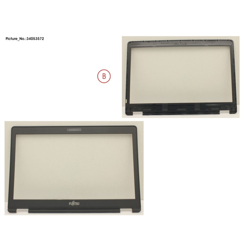 34053572 - LCD FRONT COVER (FOR HD W. MIC)