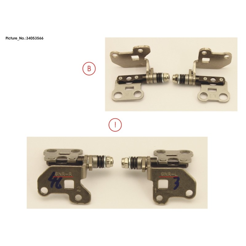 34053566 - HINGE SET LEFT.RIGHT