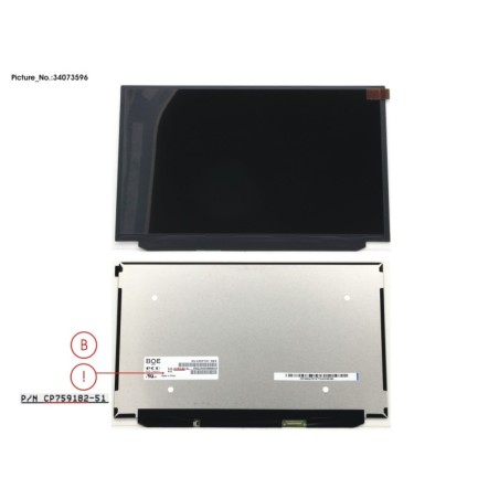 34073596 - LCD PANEL BOE AG. NV125FHM-N84(EDP.FHD)