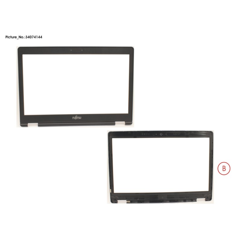 34074144 - LCD FRONT COVER (FOR HD W. MIC)