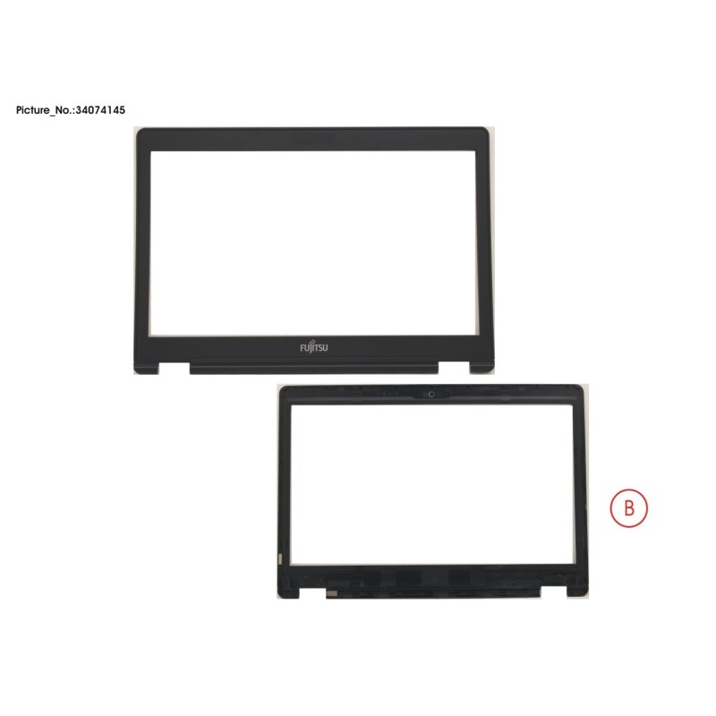 34074145 - LCD FRONT COVER (FOR HD W.O CAM.MIC)