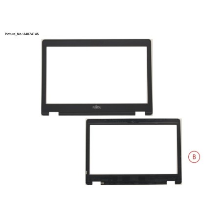 34074145 - LCD FRONT COVER (FOR HD W.O CAM.MIC)