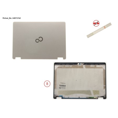 34073762 - LCD BACK COVER ASSY (FOR HD.W.CAM)