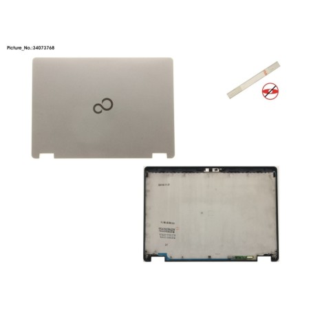 34073768 - LCD BACK COVER ASSY (FOR FHD.W.MIC)