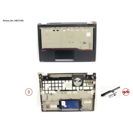 34073785 - UPPER ASSY W.O SMARTCARD