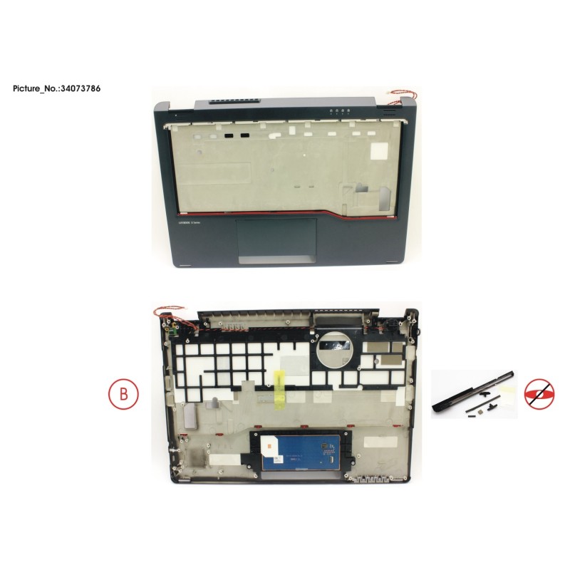 34073786 - UPPER ASSY W.O SMARTCARD (FOR WWAN)