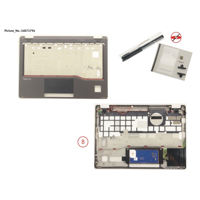 34073796 - UPPER ASSY W. SC W.PV HOLE(FOR WWAN)