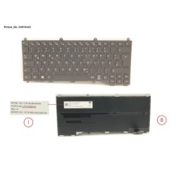 34076443 - KEYBOARD BLACK W.O TS GERMAN