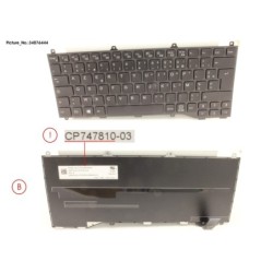 34076444 - KEYBOARD BLACK W.O TS FRANCE
