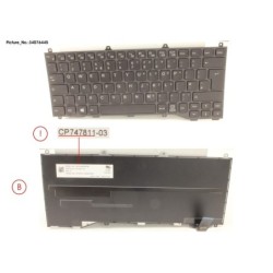 34076445 - KEYBOARD BLACK W.O TS UK
