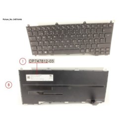34076446 - KEYBOARD BLACK W.O TS SCHWEDEN.FINLAND