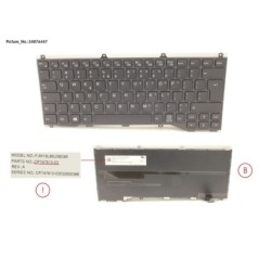 34076447 - KEYBOARD BLACK W.O TS US