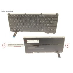 34076448 - KEYBOARD BLACK W.O TS NORDIC.EST