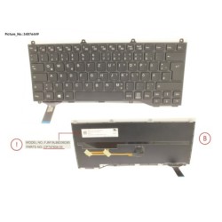 34076449 - KEYBOARD BLACK W. TS GERMAN