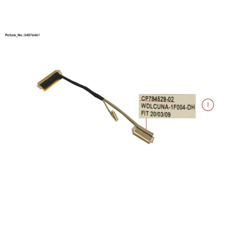 34076461 - CABLE. LCD (TOUCH. HELLO CAM)