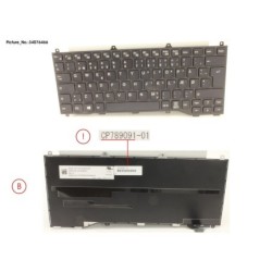 34076466 - KEYBOARD BLACK W.O TS DENMARK