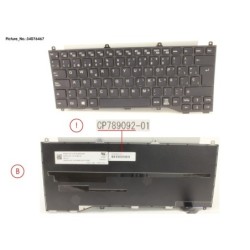 34076467 - KEYBOARD BLACK W.O TS SPAIN