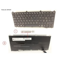 34076469 - KEYBOARD BLACK W.O TS SWISS