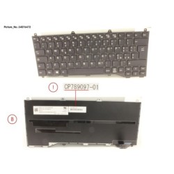 34076472 - KEYBOARD BLACK W.O TS ITALY