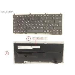34076474 - KEYBOARD BLACK W.O TS HUNGARY