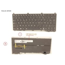 34076484 - KEYBOARD BLACK W. BL FRANCE