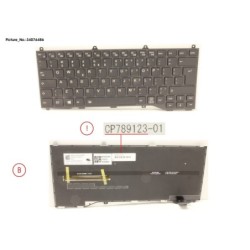 34076486 - KEYBOARD BLACK W. BL US