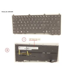 34076489 - KEYBOARD BLACK W. BL PORTUGAL