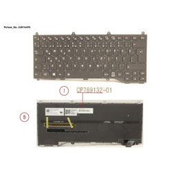 34076495 - KEYBOARD BLACK W. BL TURKEY