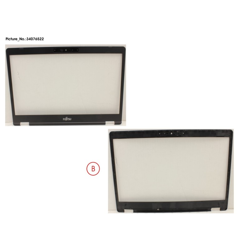 34076522 - LCD FRONT COVER (FOR RGB CAM)