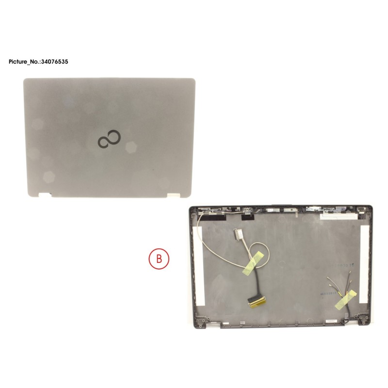 34076535 - LCD BACK COVER ASSY (W.RGB CAM. TOUCH)