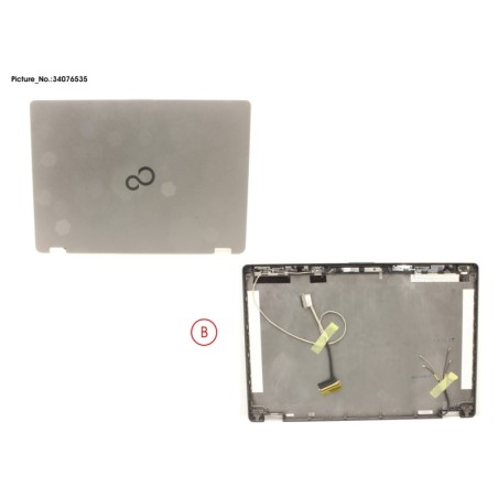 34076535 - LCD BACK COVER ASSY (W.RGB CAM. TOUCH)