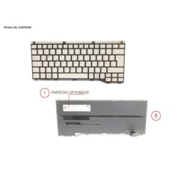 34078250 - KEYBOARD WHITE UK.GERMAN