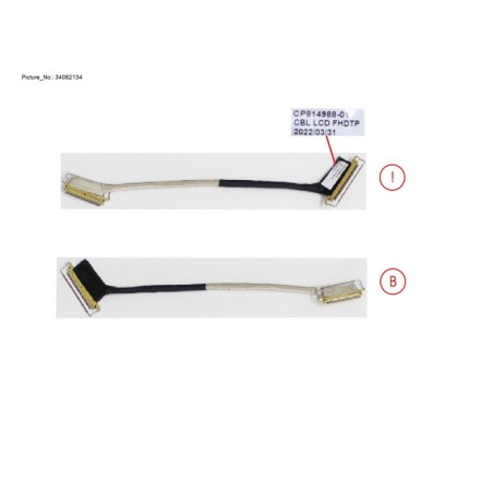 34082134 - CABLE. LCD FOR TOUCH FHD