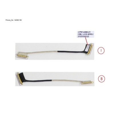 34082136 - CABLE. LCD FOR E-PRIVACY FHD