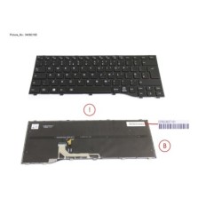 34082165 - KEYBOARD BLACK W. BL UK