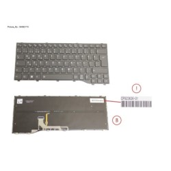 34082174 - KEYBOARD BLACK W. BL TURKEY