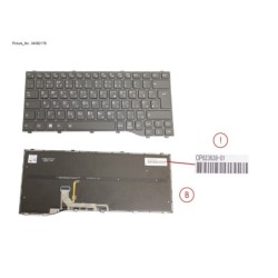 34082176 - KEYBOARD BLACK W. BL ARABIC.UK