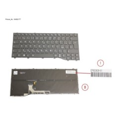34082177 - KEYBOARD BLACK W. BL CZECH.SLOVAKIA.US